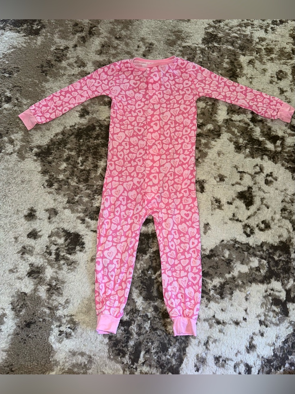 Magnetic Me Pink Heart-Print One-Piece